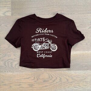 Cropped Brown T-shirt